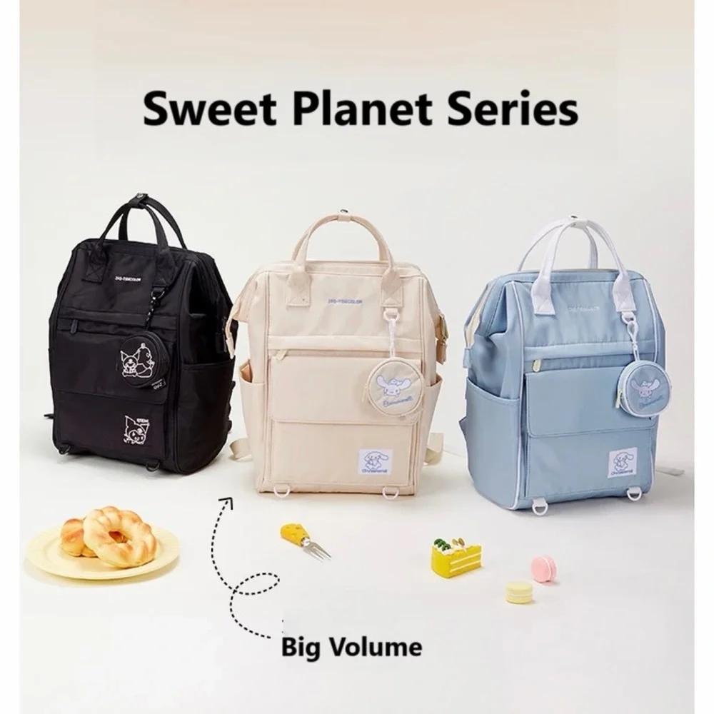 ZGO Tide Color X Sanrio Cinnamonroll Collab Sweet Planet Series Backpack - Picture 12 of 14